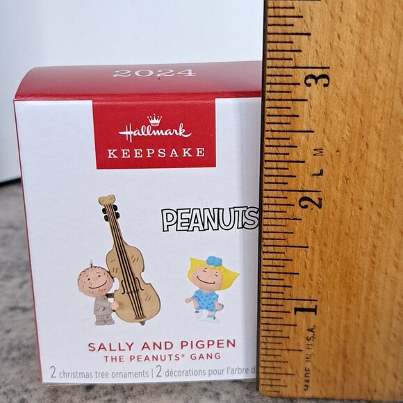 Hallmark Sally and Pigpen Miniature Ornaments, 2024, NEW - Picture 8 of 8